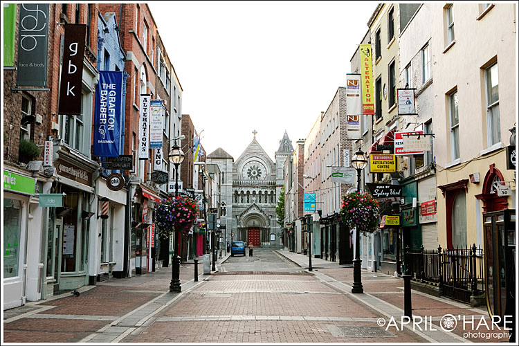 Early Morning view of St. Anne's in Dublin Ireland
